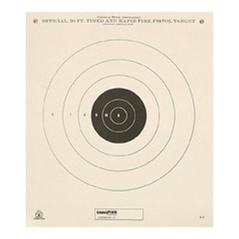 NRA Targets - 50ft Timed & Rapid Fire Tagboard (Per 12)