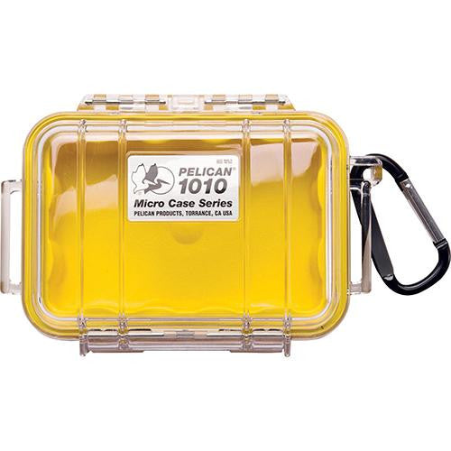 Micro Case Clear Top 1010 - Yellow