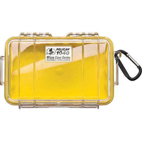 Micro Case with Clear Top 1040 - Yellow