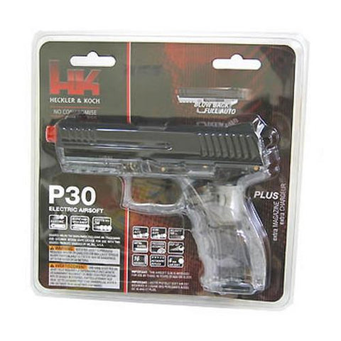 H&K Replica Soft Air - P30, Battery, Clear