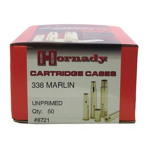 Unprimed Brass - 338 Marlin (Per 50)