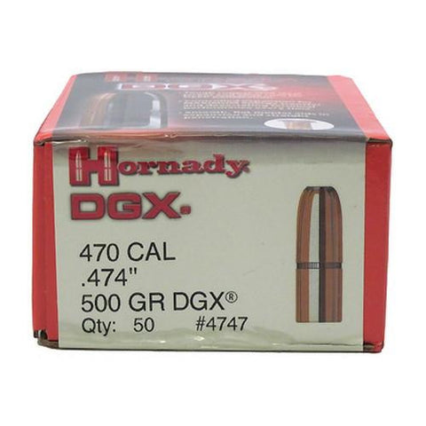 470 Caliber Bullets - .474" 500gr DGX (Per 50)