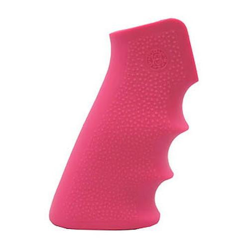 AR-15 Rubber Grip with Finger Grooves - Pink