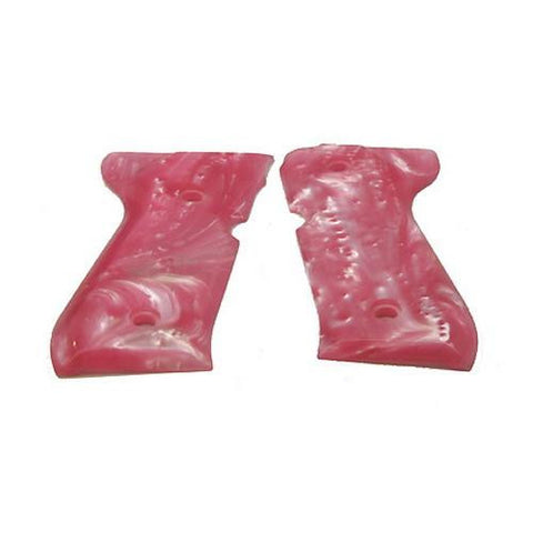 Beretta 92 Polymer Grip Panels - Pink Pearl