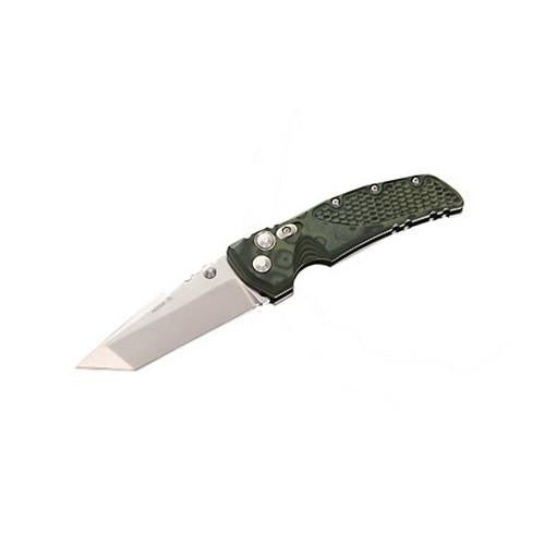 G10 Frame 4 - Tanto Blade, Tumble Finish, Olive Drab Green Camo