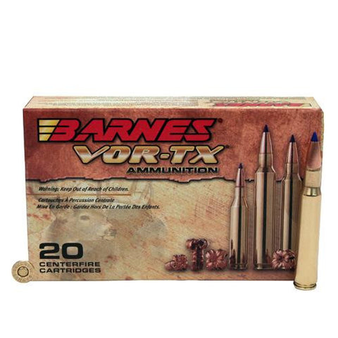 30-06 Springfield Ammunition - VOR-TX, 180 Grains, Tipped Triple-Shock X Bullet Boat Tail Lead-Free, Per 20