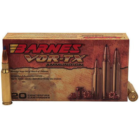 308 Winchester Ammunition - VOR-TX, 168 Grains, Tipped Triple-Shock X Bullet Boat Tail Lead-Free, Per 20