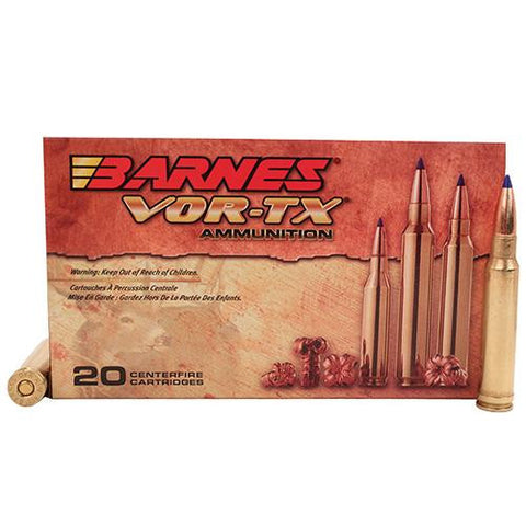 338 Winchester Magnum Ammunition - VOR-TX, 225 Grains, Tipped Triple-Shock X Bullet Boat Tail Lead-Free, Per 20