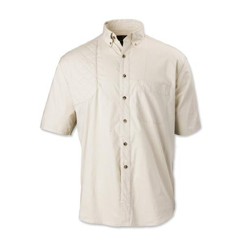 Badger Creek Short Sleeve Woven Shooting Shirt - Sand, Small