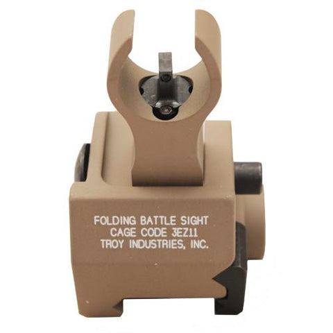 Front HK Gas Block Sight - Flat Dark Earth, Tritium, Folding