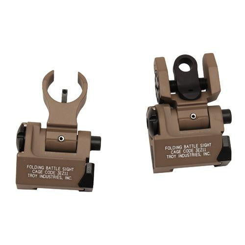 Micro- HK Sight Set - Flat Dark Earth, Tritium, Folding