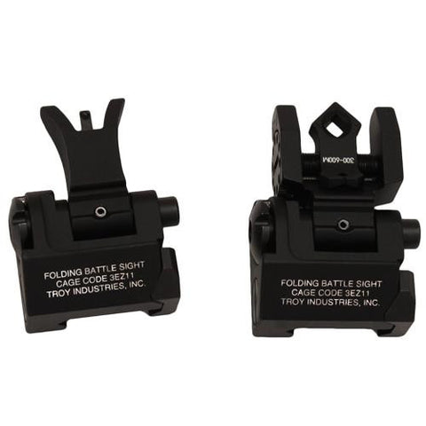 Micro- M4 Sight Set - Black, Tritium, Folding