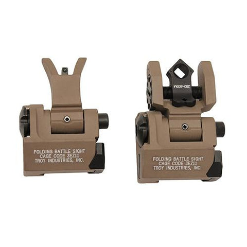 Micro- M4 Sight Set - Flat Dark Earth, Tritium, Folding