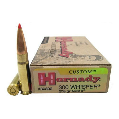 300 Whisper by Hornady - 208 Gr AMAX-20