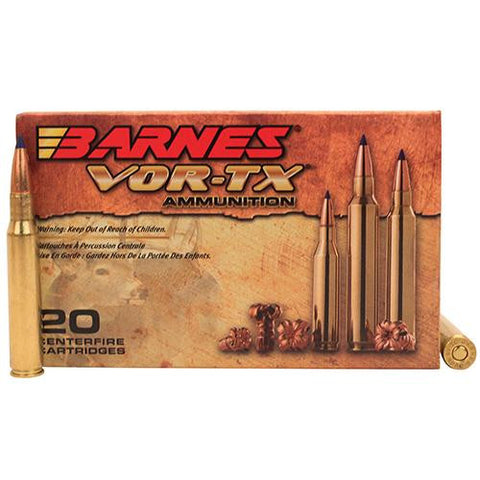 30-06 Springfield Ammunition - VOR-TX, 168 Grains, Tipped Triple-Shock X Bullet Boat Tail Lead-Free, Per 20