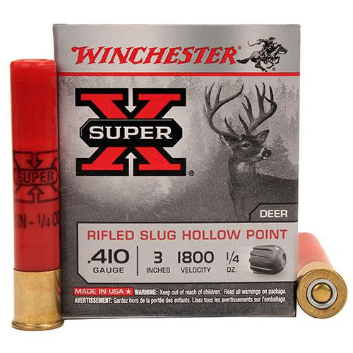 410 Gauge - Super X, Lead Rifled Slug, 3", 1-4 oz, Per 5