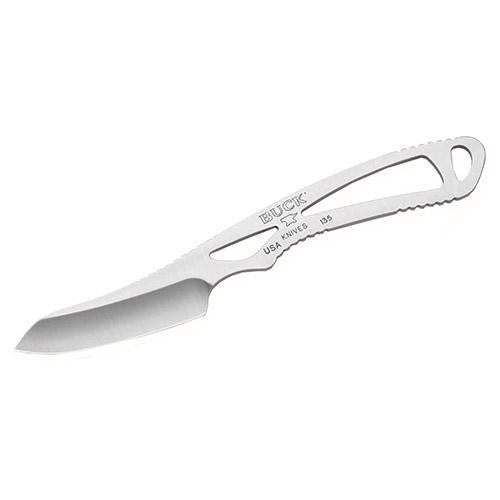 PakLite - 2 1-2" Plain Satin Blade, Clip Point, Stainless Steel Handle, Boxed