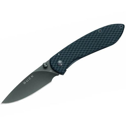 Nobleman - 2.625" Plain Blade, Drop Point, Sim Carbon Fiber Handle, Boxed