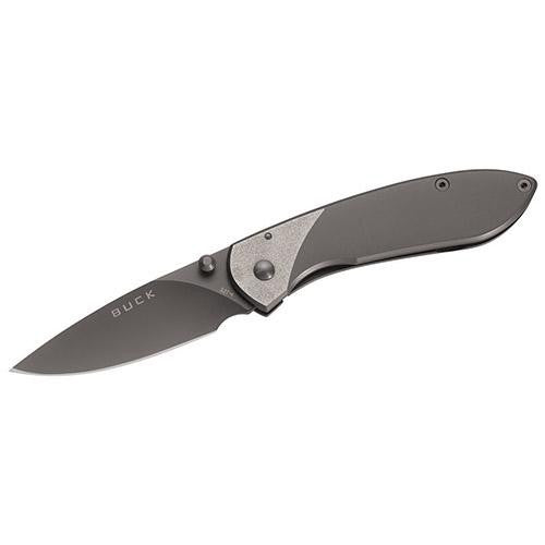 Nobleman - 2.625" Plain Blade, Drop Point, Gray Handle, Boxed