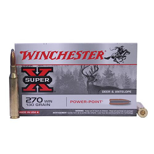 270 Winchester - Super-X, 130 Grains, Power-Point, Per 20