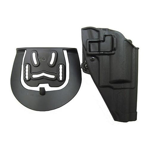 Serpa CQC, Belt & Paddle Holster, Plain Matte Black Finish - Taurus Judge, Right Hand