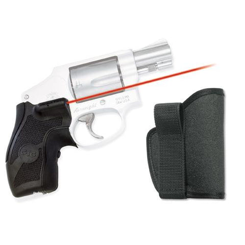 Smith and Wesson - J Frame Round Butt Overmold Front Activation, Boot Grip, w-Holster