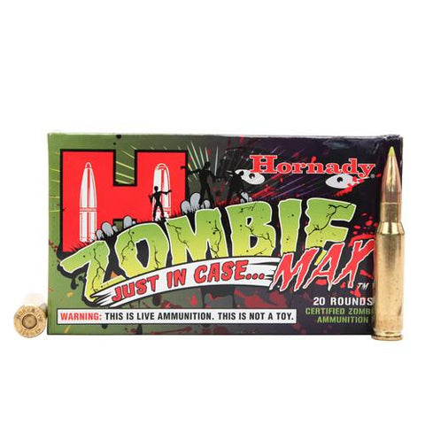 Z-Max Zombie Ammunition - 308 Winchester 168Gr (Per 20)