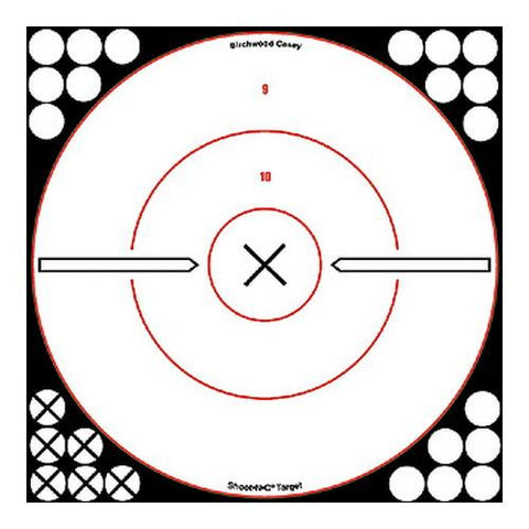 Shoot-N-C White-Black 12" Bull's Eye