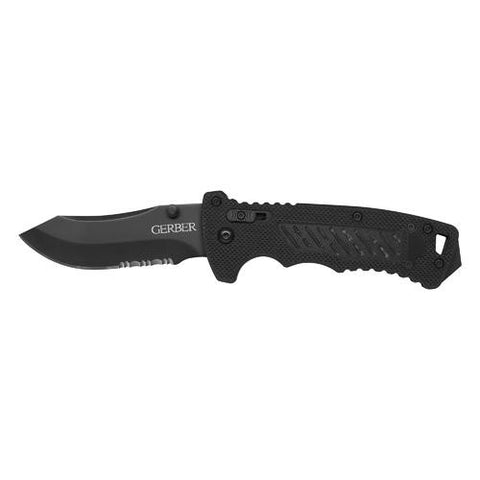 DMF Folder - Modified Clip Point, Serrated