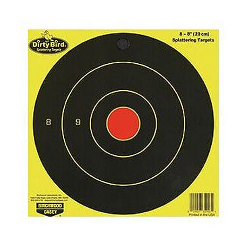 Dirty Bird Chartreuse  Bull's Eye Target - 8", Per 8