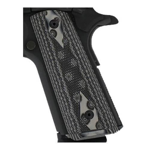 Colt, 1911 Government Magrip Kit - G-10 Checkered Flat Mainspring G-Mascus Black-Gray