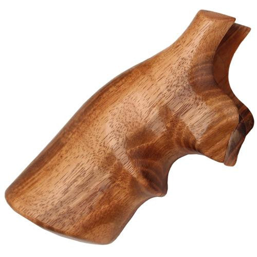 S&W K or L Frame Square Butt Grips - Goncalo Alves w-Top Finger Grooves