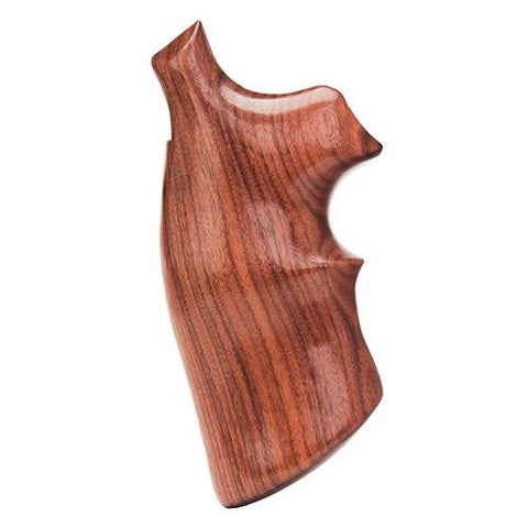 S&W K or L Frame Square Butt Grips - Pau Ferro w-Top Finger Grooves