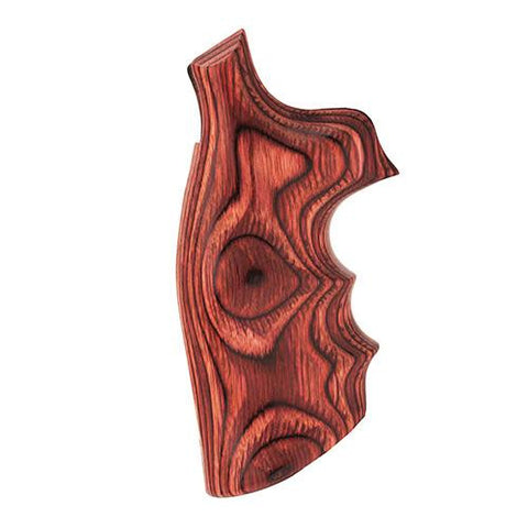 S&W K or L Frame Square Butt Grips - Rose Laminate