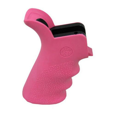 AR-15 Rubber Grip - Beavertail w-Finger Grooves Pink