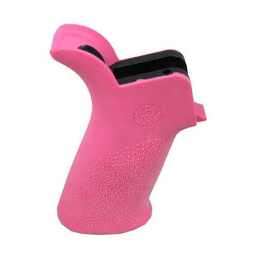 AR-15 Rubber Grip - Beavertail No Finger Grooves Pink