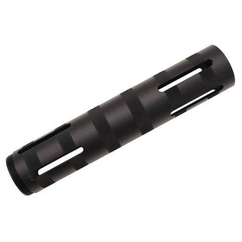 AR15 Knurled Aluminum 3 Gun Free Floating Forend Extension - 9.5" Overall Length