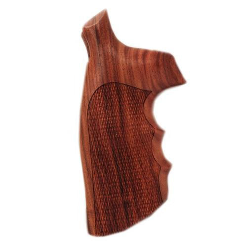 S&W N Frame Square Butt Grips - Checkered Pau Ferro