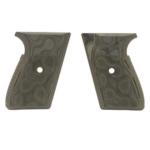 Sig P230-P232 Grips - Checkered G-10 G-Mascus Green