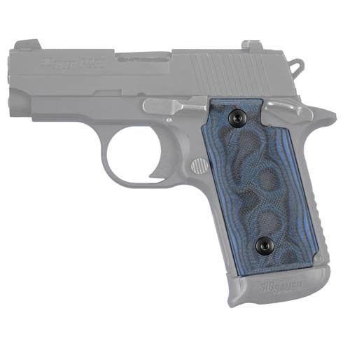 Sig P238 Grips - G-10 G-Mascus Blue Lava