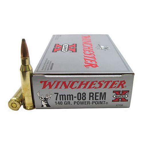 7mm-08 Remington - Super-X, 140 Grains, Power-Point, Per 20