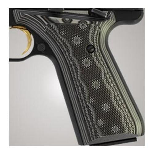 Browning BuckMark Grips - Checkered G-10 G-Mascus Black-Gray