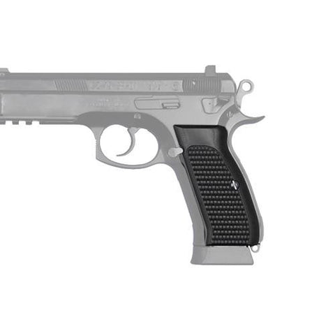 CZ-75-CZ-85 Grips - Piranha, G-10 Solid Black