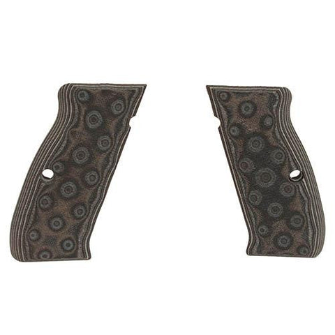 CZ-75-CZ-85 Grips - G-10 G-Mascus Black-Gray