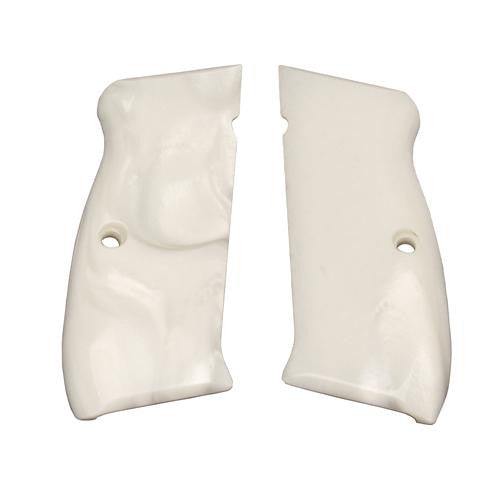 CZ-75-CZ-85 Grips - White Pearl