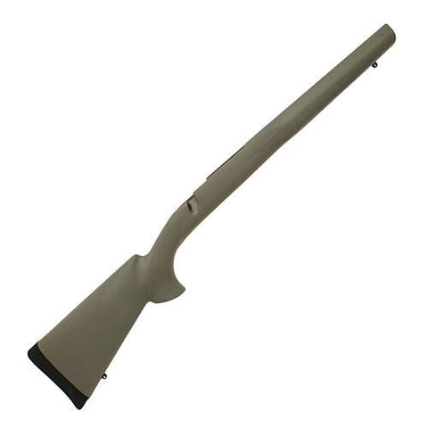 Ruger 77 MKII Short Action Overmolded Stock - Standard Barrel, Full Bed Block, Olive Drab Green