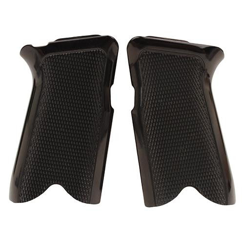 Ruger P94 Grips - Checkered Brushed Gloss Black Anodized