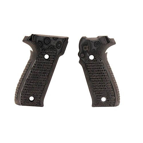 Sig P226 Grips - Pirahna G10 G-Mascus Black-Gray