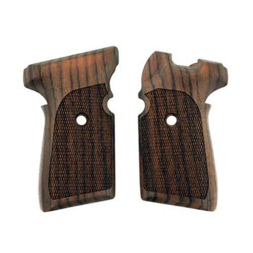 Sig P238 Grips - Rosewood Checkered