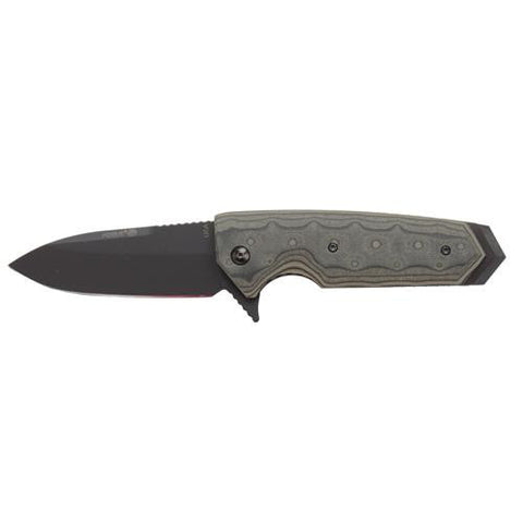 EX02 Folder 3.75" - Spear Point Blade Flipper Green